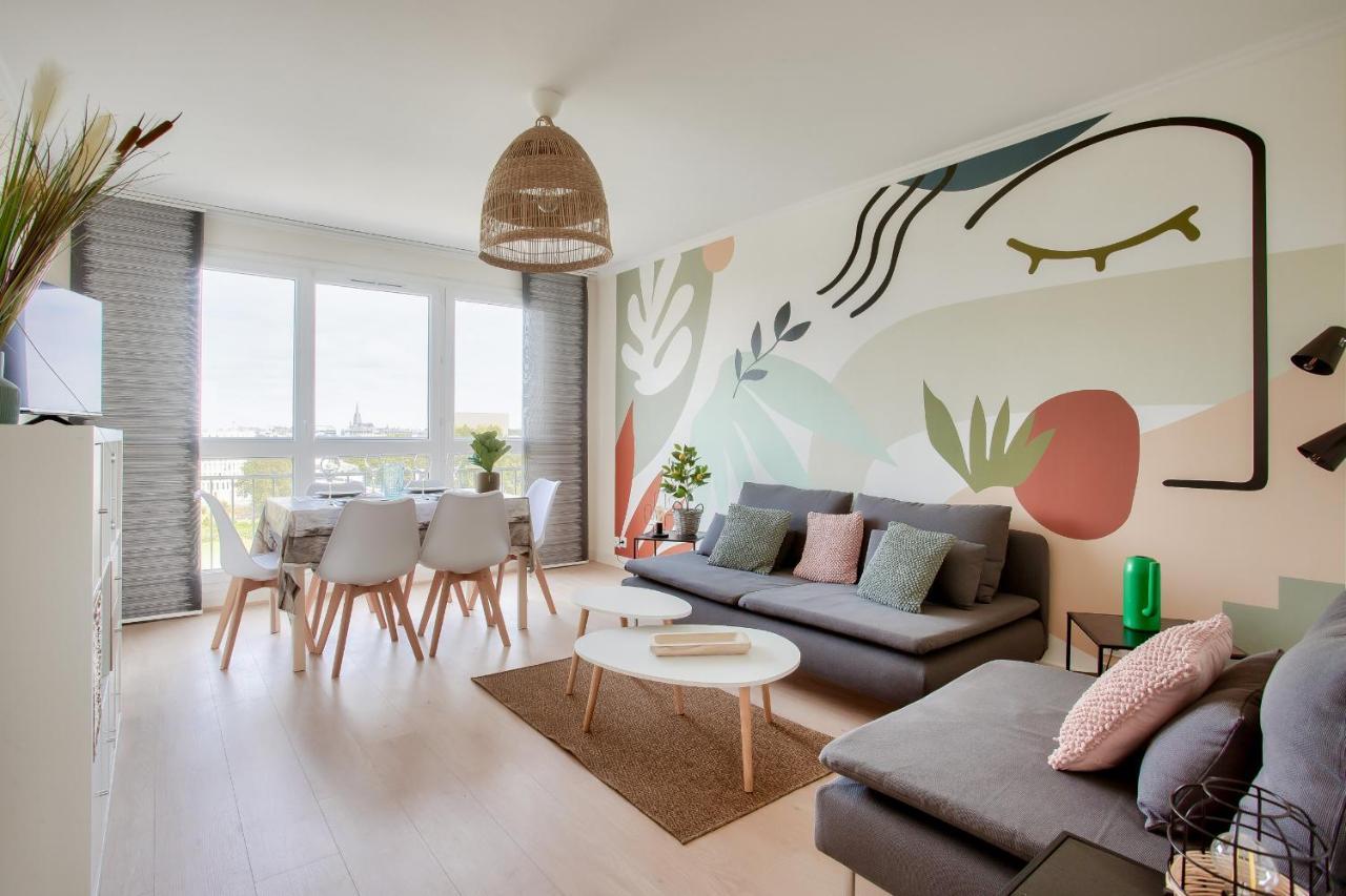 Appartamento Escapade Sur L'Ile De Nantes Avec Vue Sur La Loire Esterno foto
